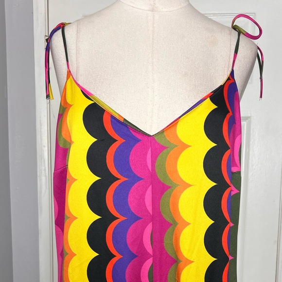 NEVER FULLY DRESSED Marble Arch Wide Leg Jumpsuit In Multi - Picture 3 of 8